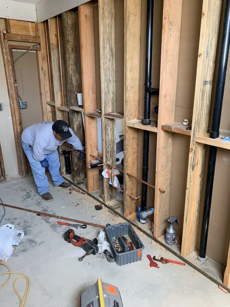 Commercial rough-in plumbing for Gas Line Repair in Perryman